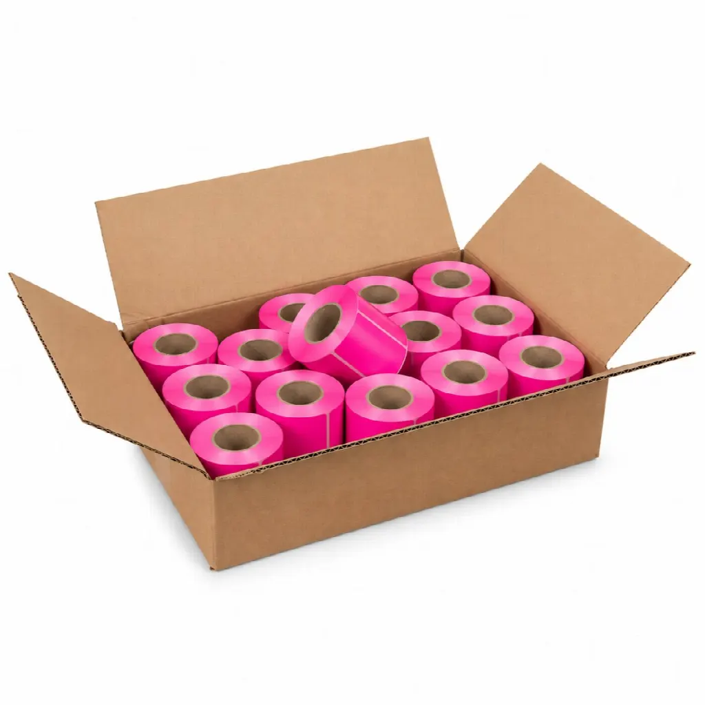 CoatCheck Luggage Labels, 14×160 tickets, pink