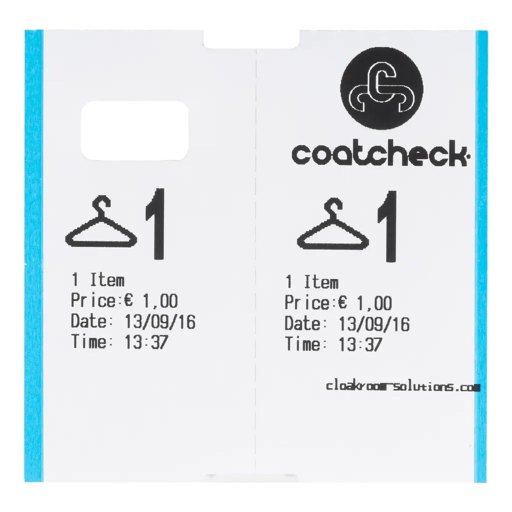 CoatCheck+ Ticket Printer + Keyboard + UK Power Lead
