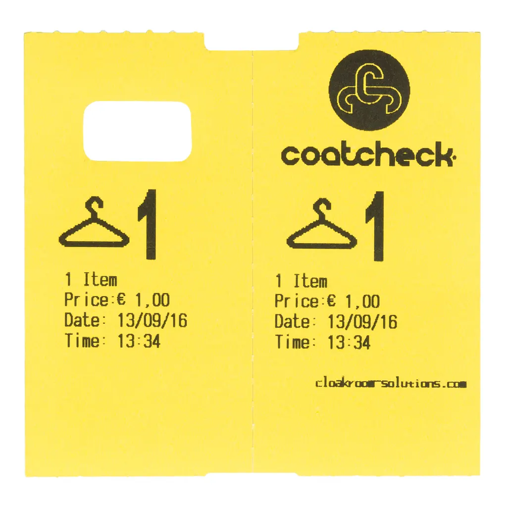 CoatCheck+ Ticket Printer + Keyboard + UK Power Lead