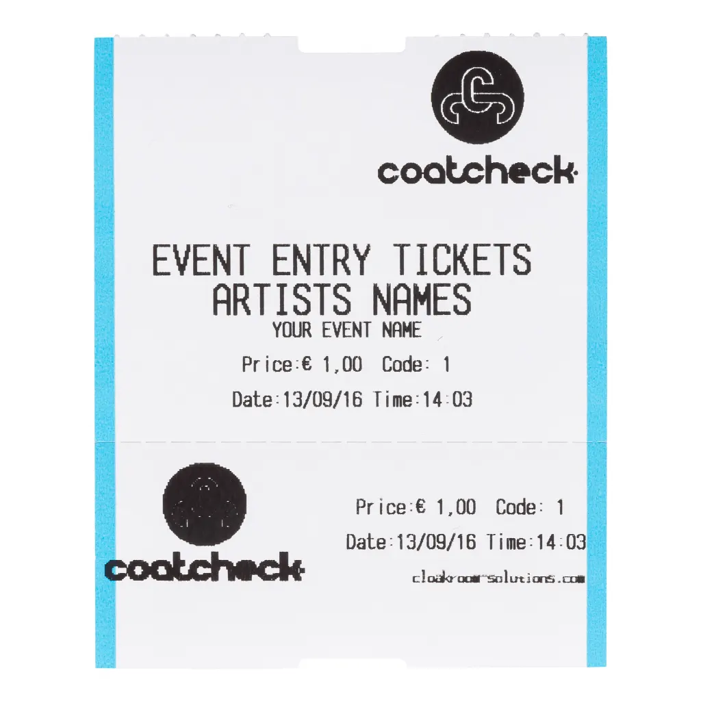 CoatCheck+ Ticket Printer + Keyboard + UK Power Lead
