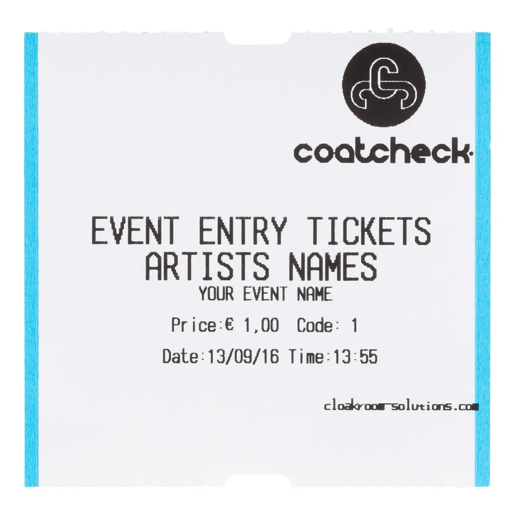 CoatCheck+ Ticket Printer + Keyboard + UK Power Lead