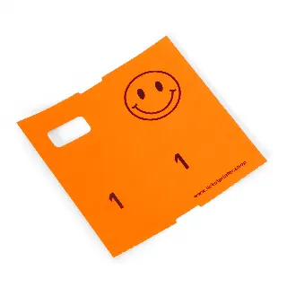 1000 pre-printed cloakroom tickets, neon red/orange