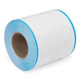 Coatcheck cloakroom tickets, 14 rolls x 325 tickets, white with a blue border | LMS07