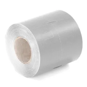 Coatcheck cloakroom tickets, 14 rolls x 325 tickets, Silver/Grey