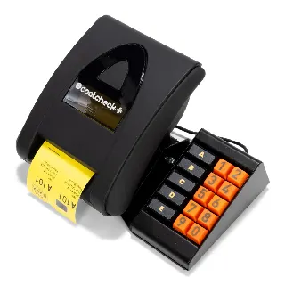 CoatCheck+ Ticket Printer + Keyboard + UK Power Lead