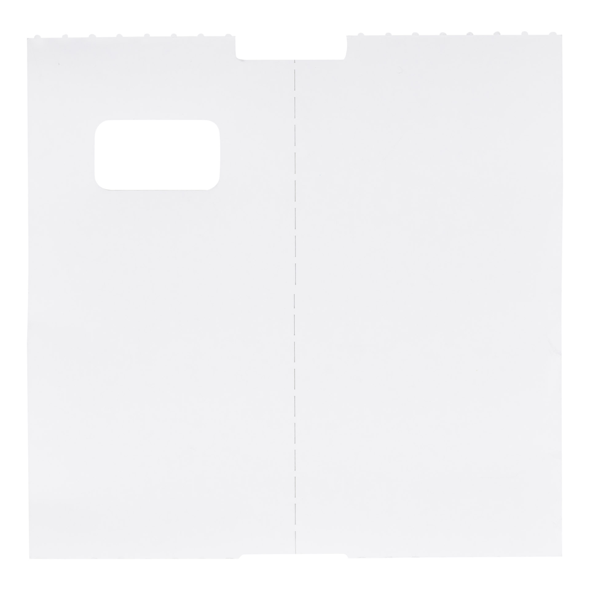 CoatCheck wardrobe tickets, white