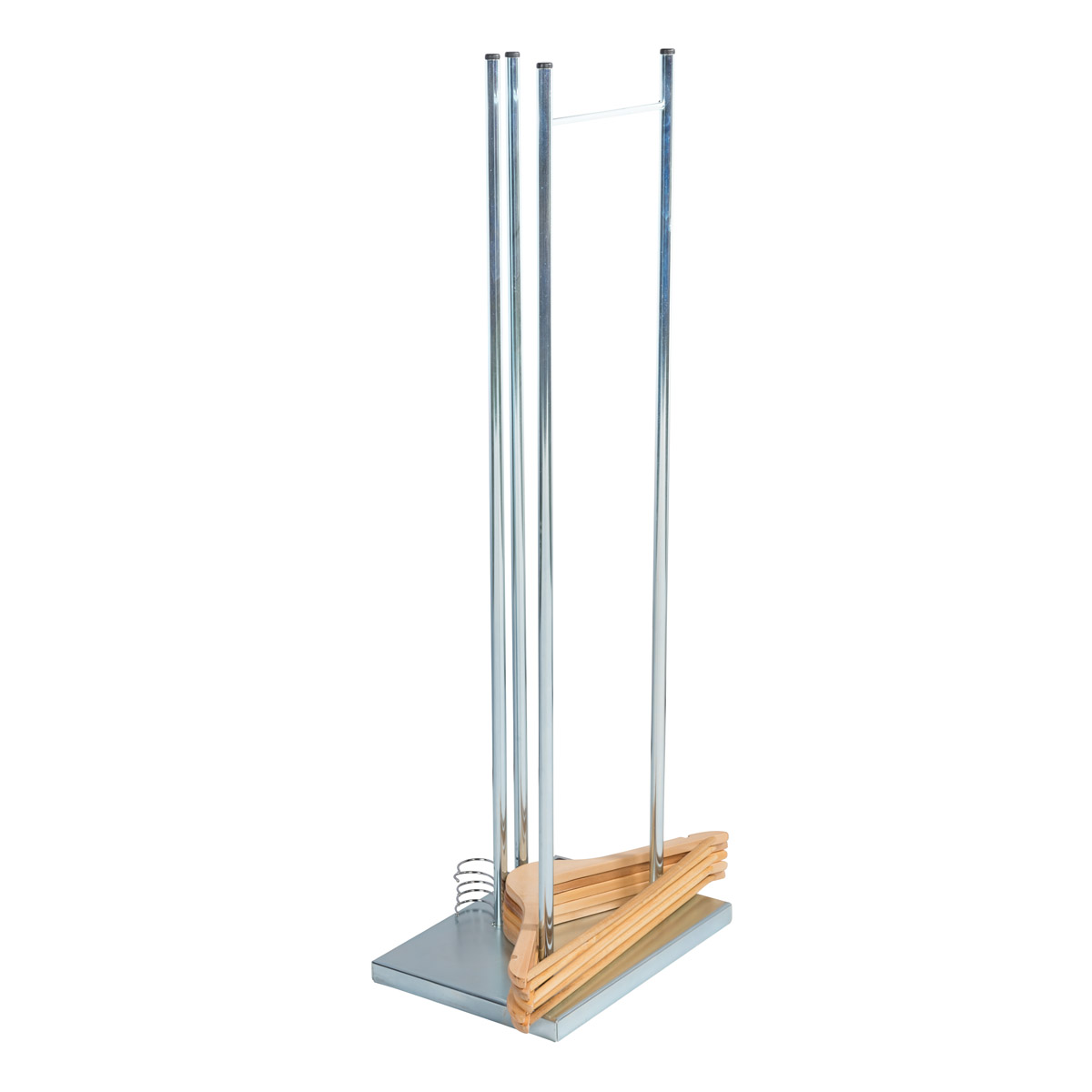 Stand and dispenser for 50 coathangers